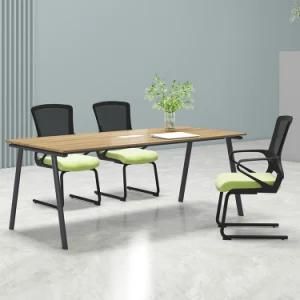 Modern Strong Commercial Furniture Solid Wood 4 Person Office Conference Table