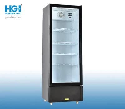 Glass Door 220 Liter Upright Display Cooler Showcase Commercial Use LC260nb