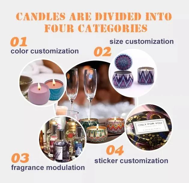 Soy Wax Candle Christmas Valentines Day Candles Gifts Set Luxury Empty Glass Candle Jars Candle Holders for Candle Making Scented Candle Holders for Wedding