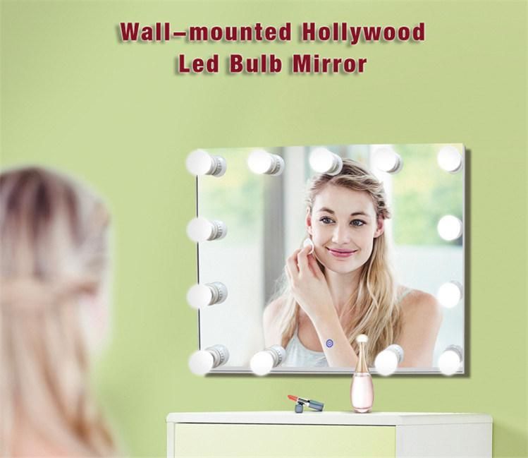 Bedroom Furniture Personal LED Makeup Beauty Mirrors Wall Mirrored