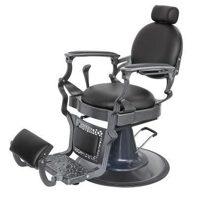 Hl-9257 Salon Barber Chair for Man or Woman with Stainless Steel Armrest and Aluminum Pedal