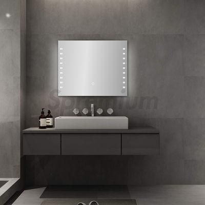 Wholesale Luxury Home Decorative Bathroom Cupboard Smart Mirror Wholesale LED Bathroom Backlit Wall Glass Vanity Mirror