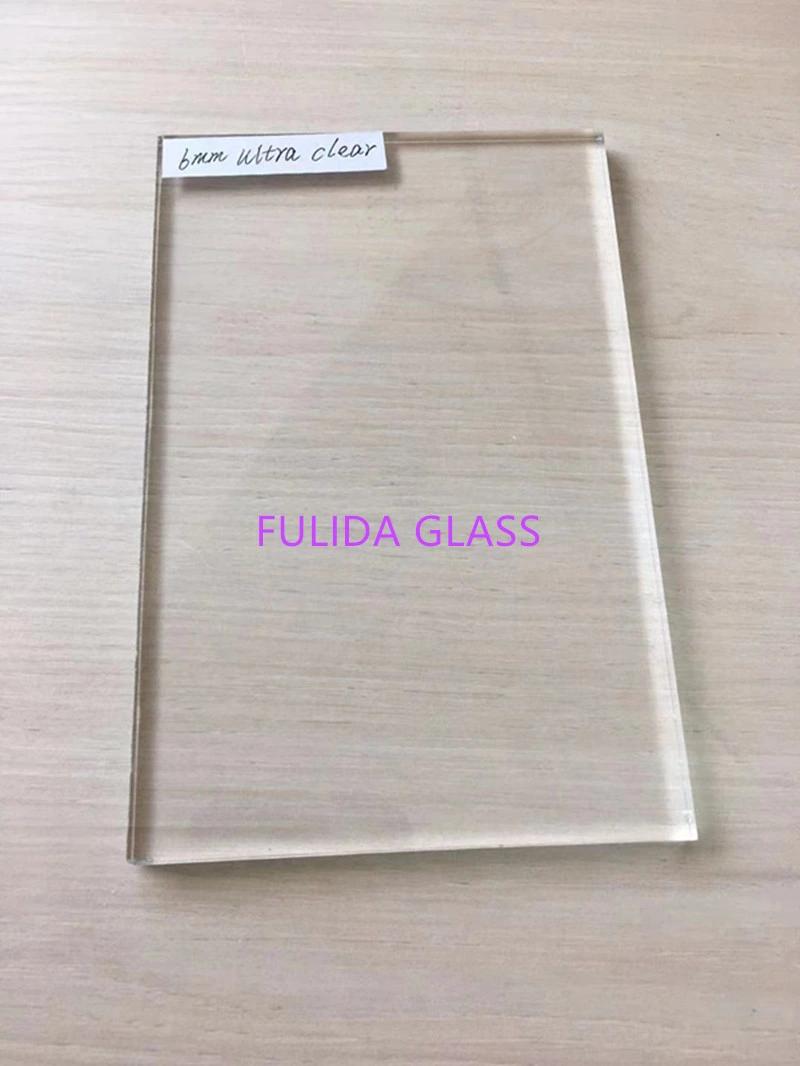 6mm Low Iron/Ultra Clear Float Glass Sheet