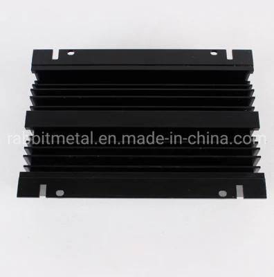 Custom 6063 Anodized Enclosure Aluminum Extrusion Heat Sink, CNC Milling Aluminum Extrusion Heatsink