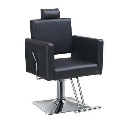 Hl-1151 Salon Barber Chair for Man or Woman with Stainless Steel Armrest and Aluminum Pedal