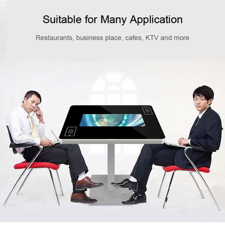 21.5 Inch Cafe Waterproof Android/PC Multimedia LCD Interactive Touch Coffee Table Smart Table