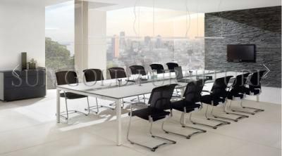 Luxury Large Meeting Room Conference Table White New Design (SZ-MT120)