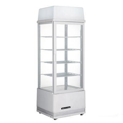 Smeta 98L Upright Refrigeration Chiller Glass Display Showcase for Commercial Use