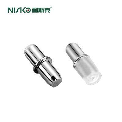 Furniture Fittings Plastic and Iron Kitchen Cabinet Glass Plastic Shelf Pins Support