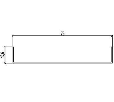 China Factory Promotion Aluminium U Profile Aluminum Section