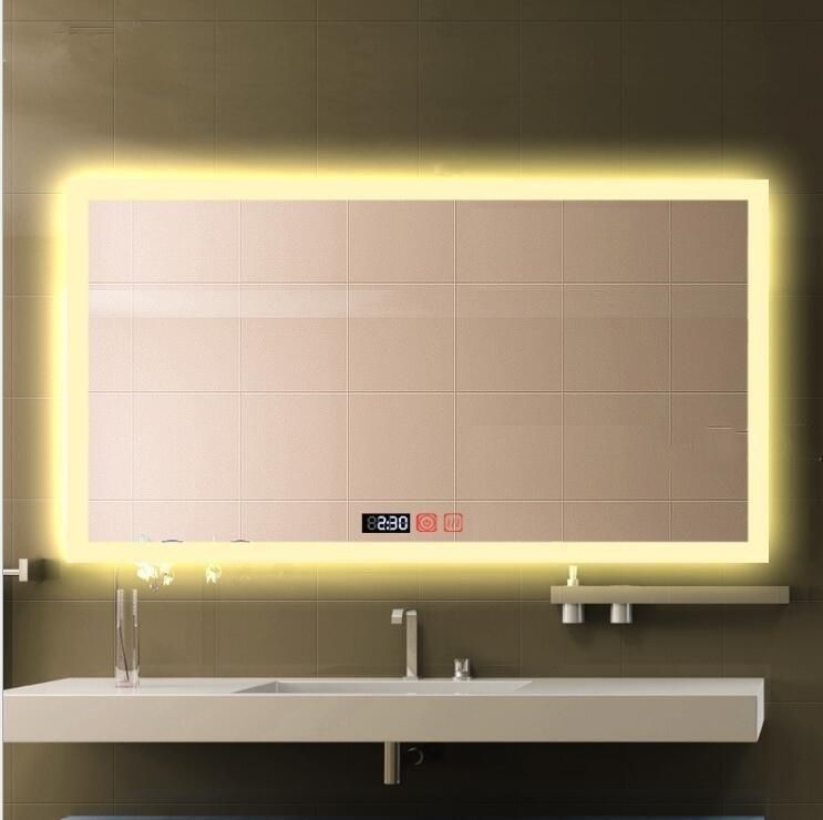 Smart Bathroom Light Mirror Wall-Mounted Anti-Fog Bathroom Mirror