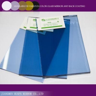 Color Glass Mirror Blue Glass Mirror Reflective Glass