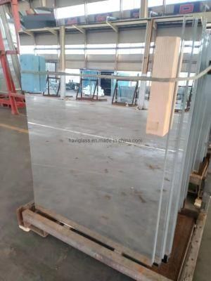Large 4mm Thick Bathroom Mirror Glass Sheet with Polished Edges