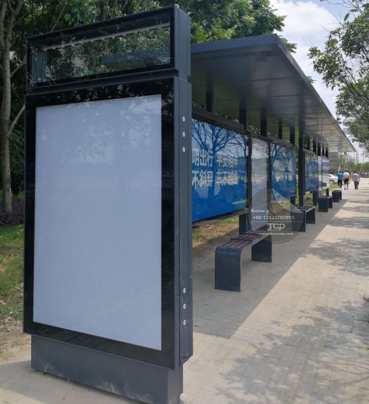 Hot Sale Outdoor Display Aluminum Alloy Bus Shelter