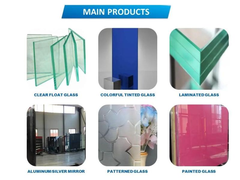 Crystal Clear Float Glass for Windows /Furniture /Building