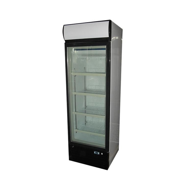 Direct Cooling Upright Glass Door Showcase Display Freezer Lsd-268