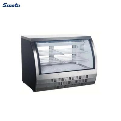 Smeta Curved Restaurant Hotel Counter Top Food Chiller Showcase