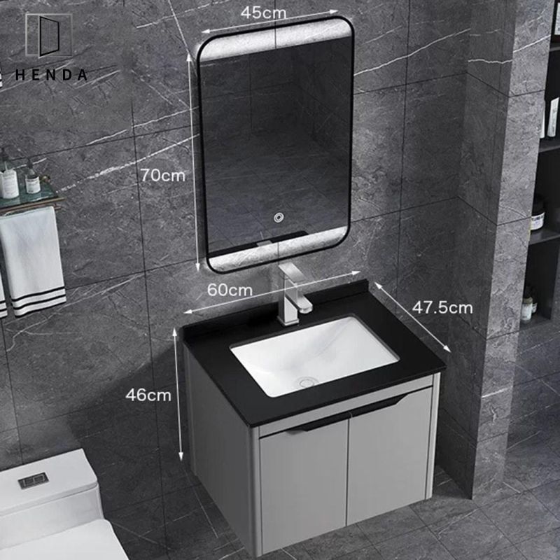 Small Home Furniture Aluminium Cabinet Bathroom Vanity Unit