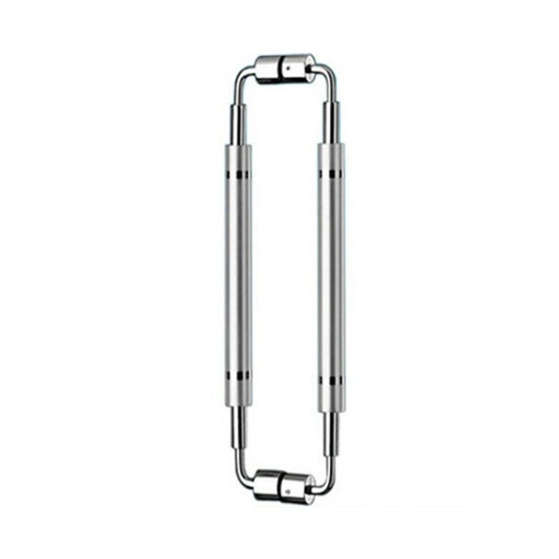 Polished 304 Stainless Steel Double Side Fixing Glass Door Pull Handle