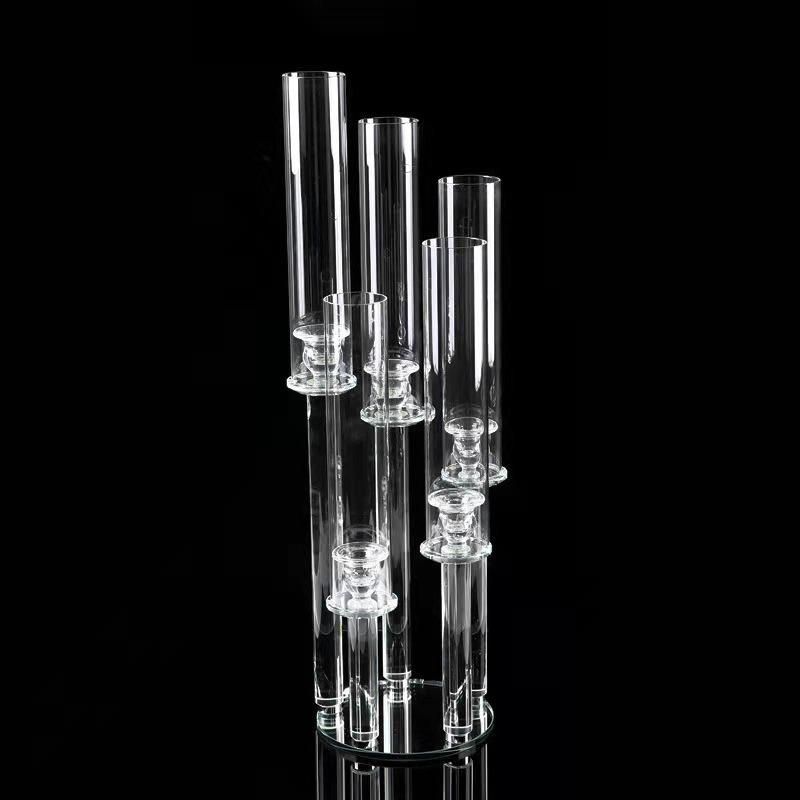 K9 Crystal Glass Candlestick Candle Stand Wedding Table Candelabra