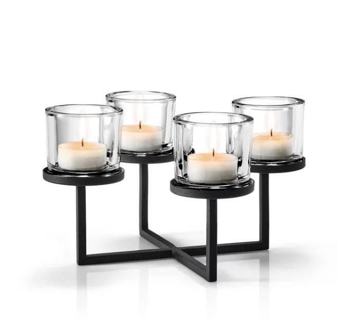 Clear Glass Tealight Candle Holders (24 Pack) 1.25 X 2 Inches