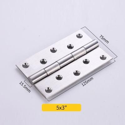 Bangladesh Market Stainless Steel 201 Head Weld 5 Inch Welding Door Hinge for Wooden Door