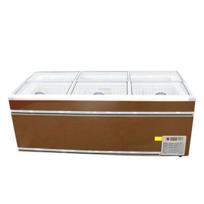 Supermarket Display Cabinet Freezer Commercial Cabinet Island Freezer Supermarket Island Freezer