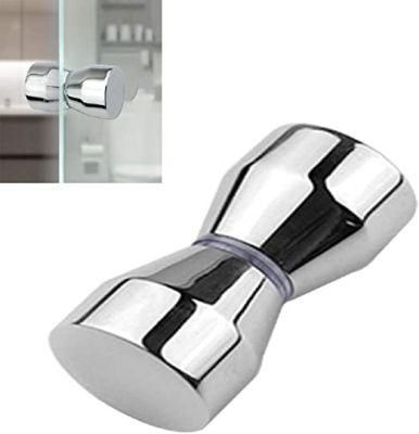 Bathroom Shower Glass Door Hardware Chrome Shower Door Handle Glass Door Handle Simple Sliding Door Twisting Hand Household