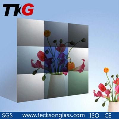 4mm Decorative-Wall-Mirror Glass, Silver Mirror Glass for Building Glass