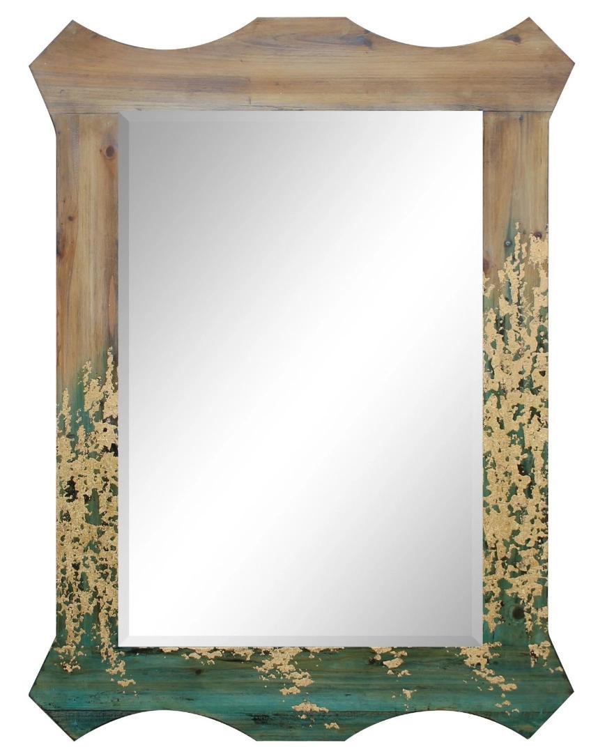 Wooden Bath Wall Mirror Frame Design Ol190419