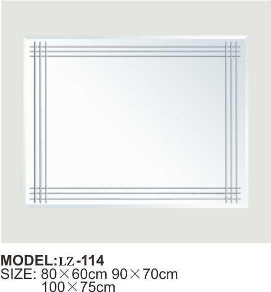 New Rectangle Mirror Home Wall Mounted Bathroom (LZ-116)