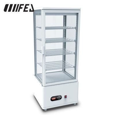 Showcase Commercial Vertical Glass Door Bakery Pastry Cake Display Cooler Refrigerator Ftr58-68-78-98L