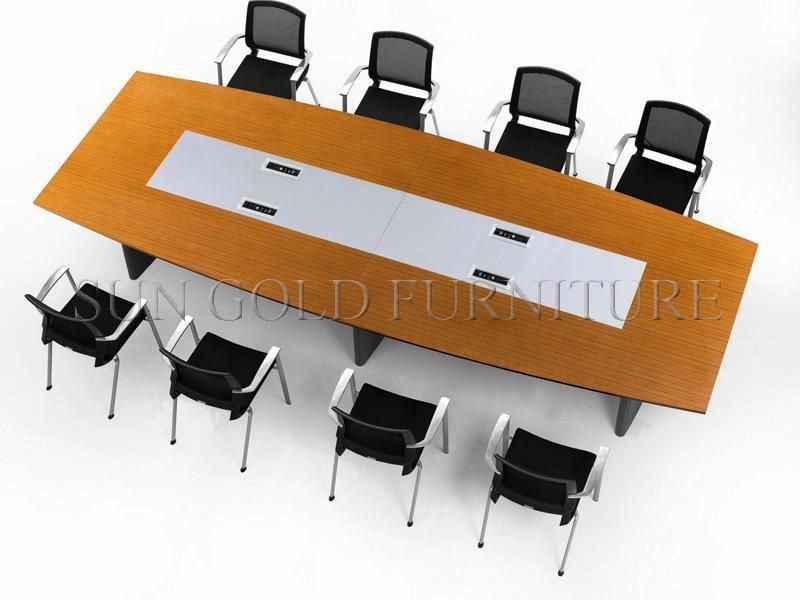 Modern Office U Shaped Conference Tables Wood Meeting Room Training Table (SZ-MTT096)