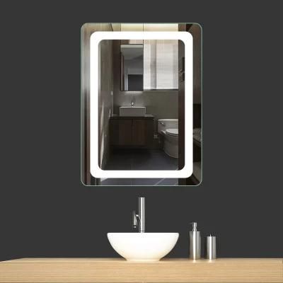 Illuminated Lighted Vanity Decorative Bathroom LED Mirror with Touch Sensor Defogger