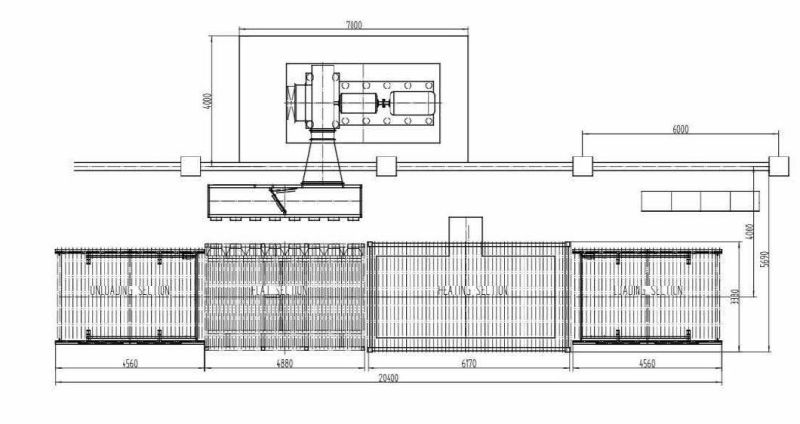 Glass Tempering Furnace Horizontal Tempering Machine Forced Convection Type Glass Tempering Furnace