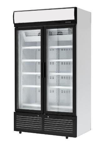 280L Commercial Upright Single Glass Door Beverage Display Showcase Refrigerator