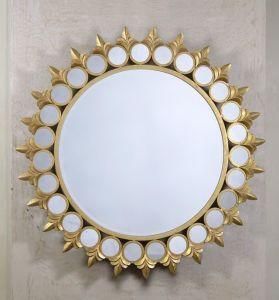 Sunburst Gold Constellation Decorative Living Room Bedroom Wall Dressing Silver Mirror
