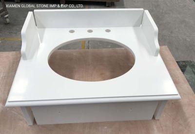Custom Granite/Marble/Quartzite Stone Countertop White/Black/Grey/ Quartz Milk Glass Spectra Bathroom Vanity Tops