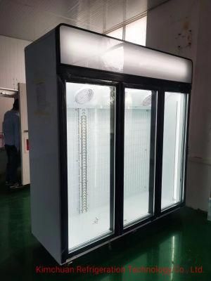 Fruit Display Stand Showcase Cooler Commercial Glass Door Freezer Beverage Cooler Refrigerator for Supermarket