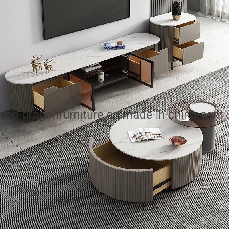 Fashion Luxury Coffee Table with Marble Top for Home Furniture