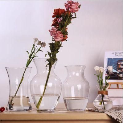 Home Decoration Flower Bottle Flower Glass Bottle Flower Candle Holder