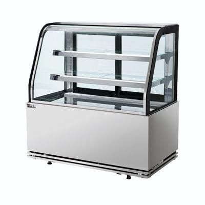 Bakery Refrigerator Cake Display Refrigerator Curve Glass Cake Cabinets for Cake Sweet Food Display