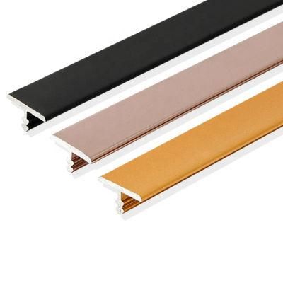 High Quality T Channel Transition Metal Tile Trim for Home Finish Decoration