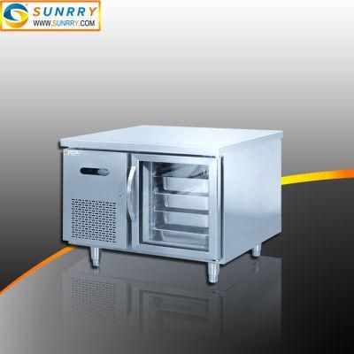 Four Drawers Single Glass Door Hotel Cabinet Refrigerator