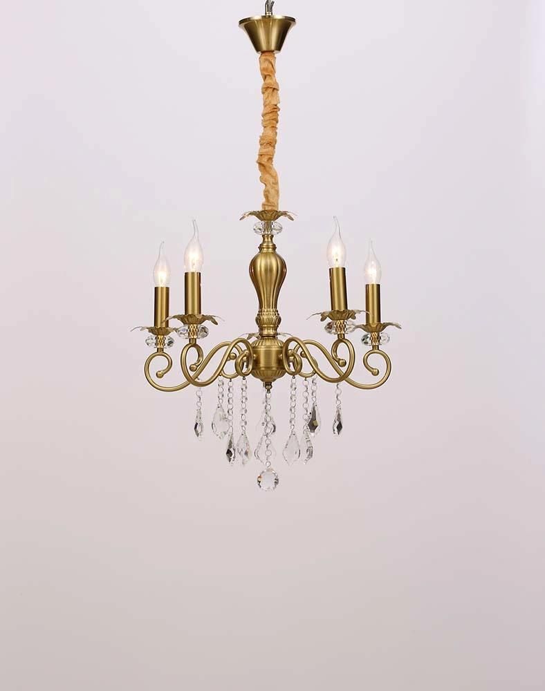 Modern Decoration European Style Living Room Metal Iron Chandelier