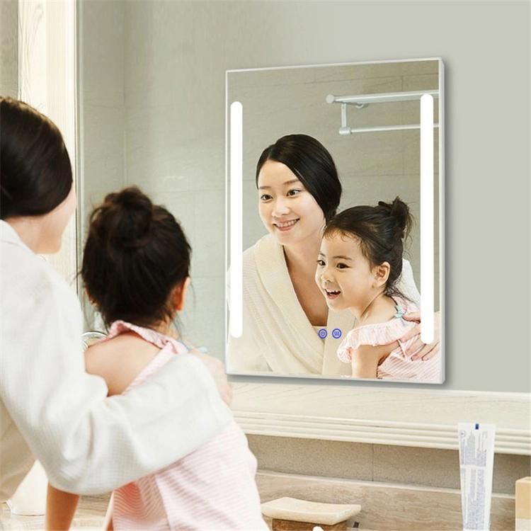 Custom Modern Fashion Hotel Bathroom Vanity LED Mirror