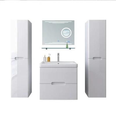 Deluxe Bathroom Cabinets with 2 Side Vanities and Magnifying Glass