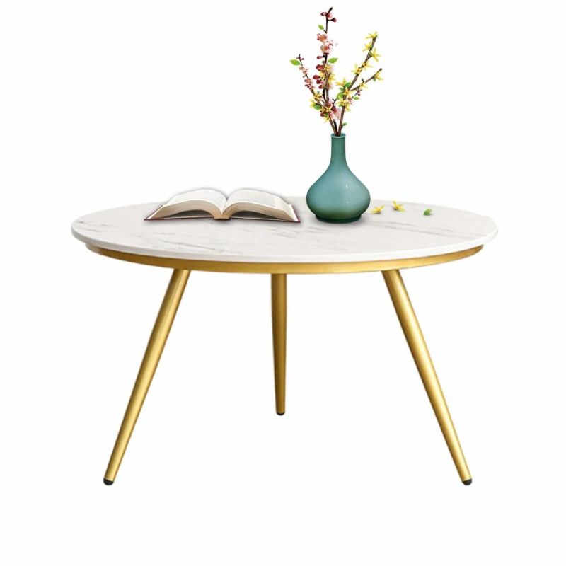 Coffee Table Gold Modern Decorative Table Circular Nesting