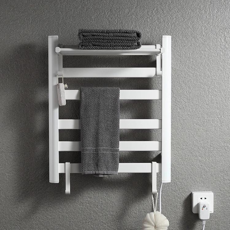 Kaiiy Aluminium Material Electric Modern Bathroom Rack Hook Hanger Holder Towel Bar Bathroom Heated Towel Rack