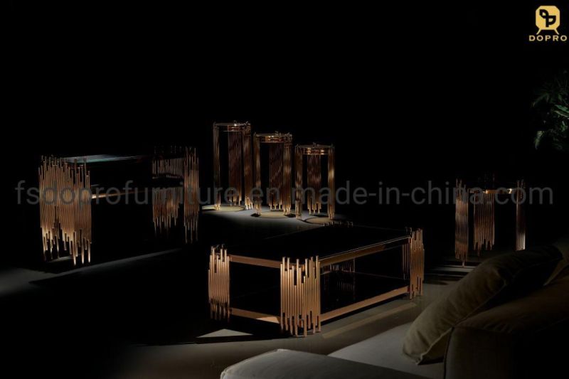Dining Room Furniture Metal Leg Modern Dining Table Set-D12